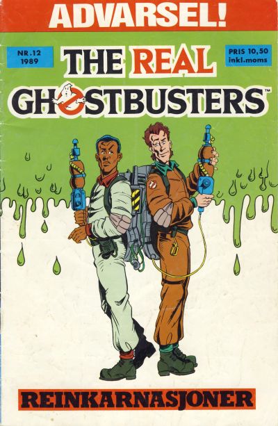 Cover for The Real Ghostbusters (Atlantic Forlag, 1988 series) #12/1989