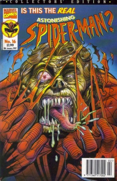 Cover for Astonishing Spider-Man (Panini UK, 1995 series) #16