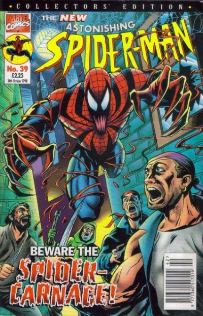 Cover for Astonishing Spider-Man (Panini UK, 1995 series) #39