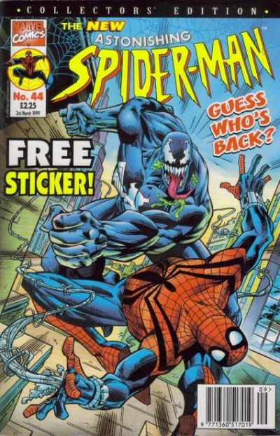 Cover for Astonishing Spider-Man (Panini UK, 1995 series) #44