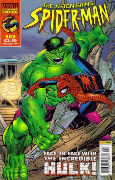 Cover for Astonishing Spider-Man (Panini UK, 1995 series) #102