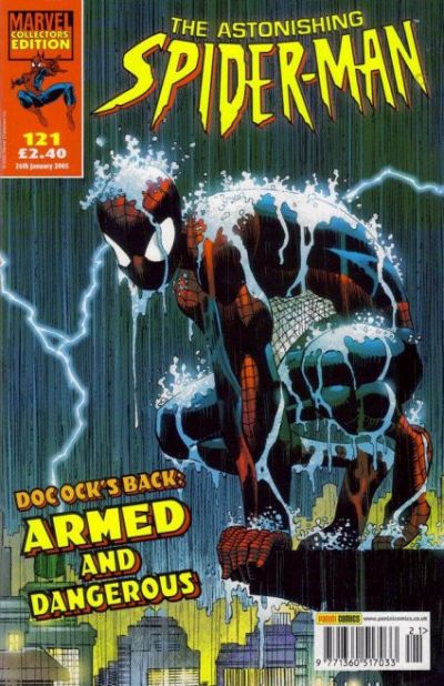 Cover for Astonishing Spider-Man (Panini UK, 1995 series) #121