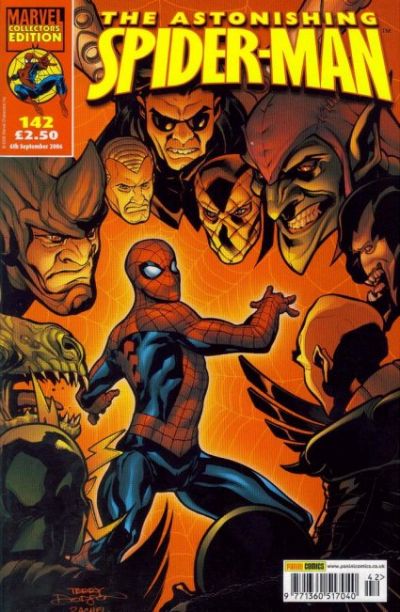 Cover for Astonishing Spider-Man (Panini UK, 1995 series) #142
