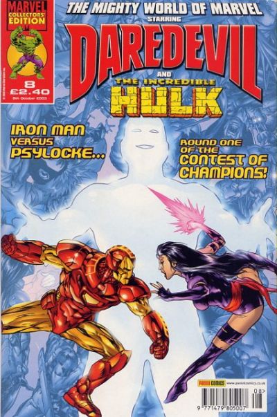 Cover for The Mighty World of Marvel (Panini UK, 2003 series) #8