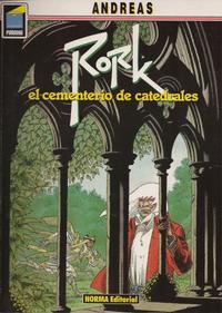 Cover for Pandora (NORMA Editorial, 1989 series) #14 - Rork. El cementerio de catedrales