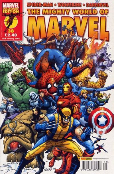 Cover for The Mighty World of Marvel (Panini UK, 2003 series) #38