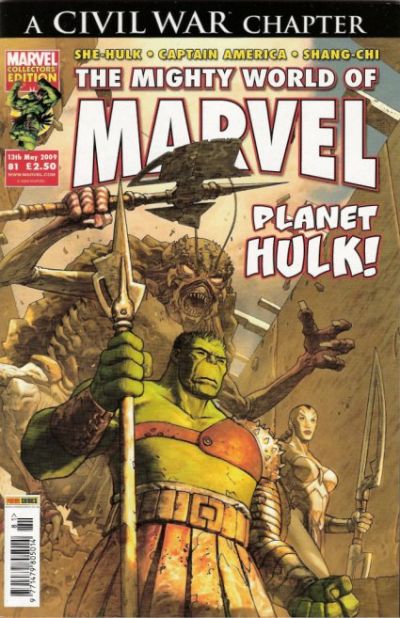 Cover for The Mighty World of Marvel (Panini UK, 2003 series) #81