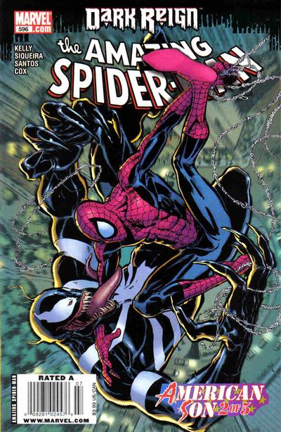 Cover for The Amazing Spider-Man (Marvel, 1999 series) #596 [Newsstand]