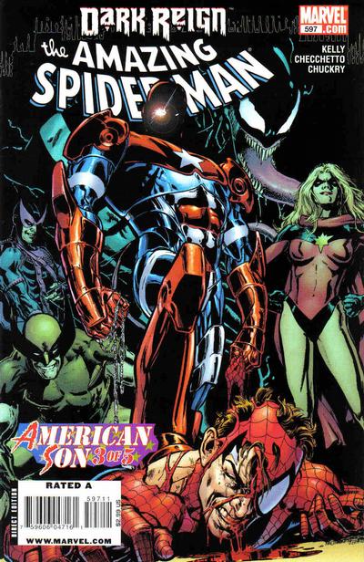 Cover for The Amazing Spider-Man (Marvel, 1999 series) #597 [Direct Edition]