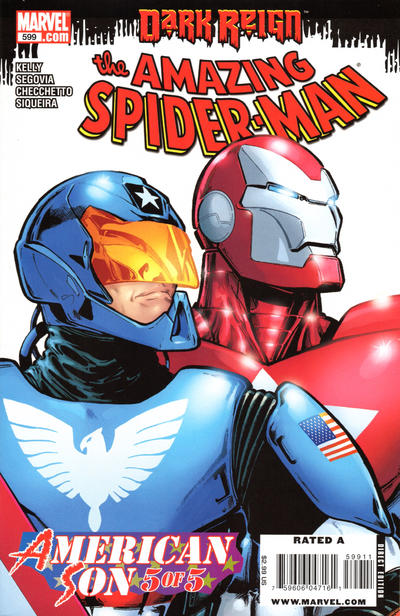 Cover for The Amazing Spider-Man (Marvel, 1999 series) #599 [Direct Edition]