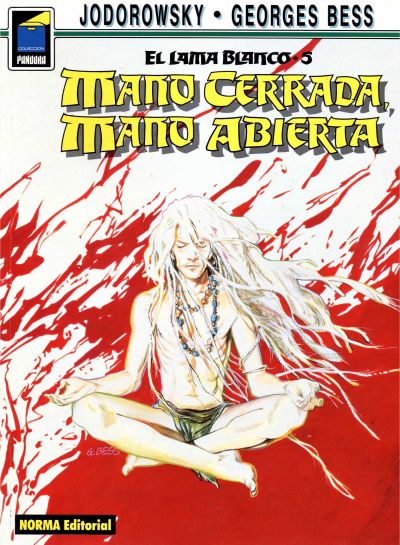 Cover for Pandora (NORMA Editorial, 1989 series) #40 - El lama blanco 5. Mano cerrada, mano abierta