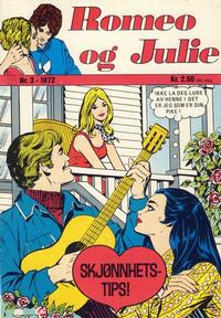 Cover Thumbnail for Romeo og Julie (Illustrerte Klassikere / Williams Forlag, 1972 series) #3/1972