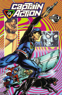 Cover for Captain Action Comics (Moonstone, 2008 series) #3 [Cover B Retro]