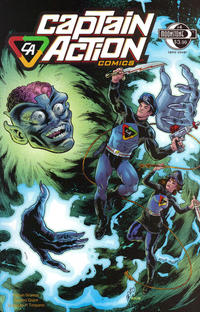 Cover Thumbnail for Captain Action Comics (Moonstone, 2008 series) #4 [Cover B Retro]