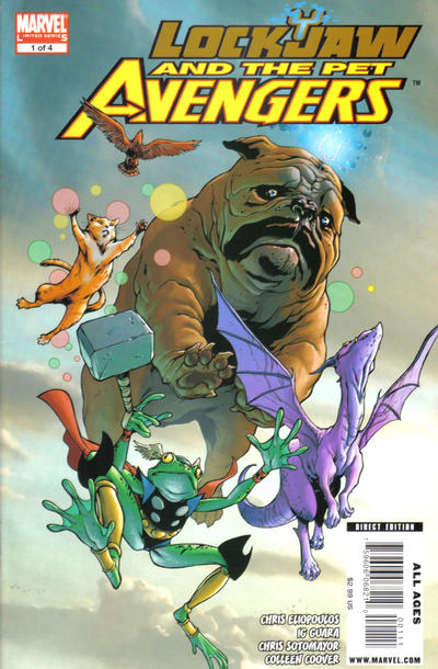 Cover for Lockjaw and the Pet Avengers (Marvel, 2009 series) #1