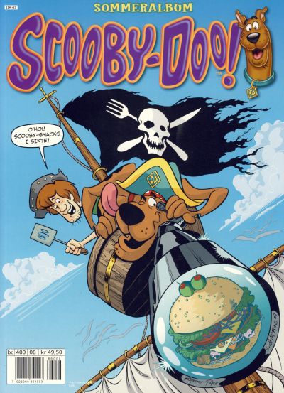 Cover for Scooby-Doo sommeralbum (Bladkompaniet / Schibsted, 2008 series) #[2008]