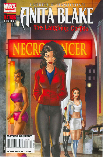 Cover for Anita Blake: The Laughing Corpse - Necromancer (Marvel, 2009 series) #3