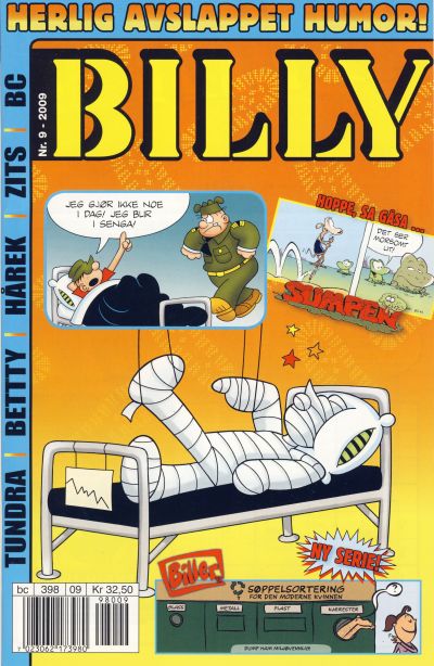 Cover for Billy (Hjemmet / Egmont, 1998 series) #9/2009