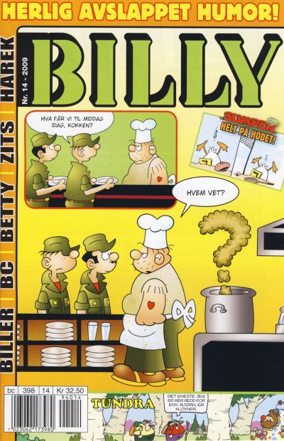 Cover for Billy (Hjemmet / Egmont, 1998 series) #14/2009