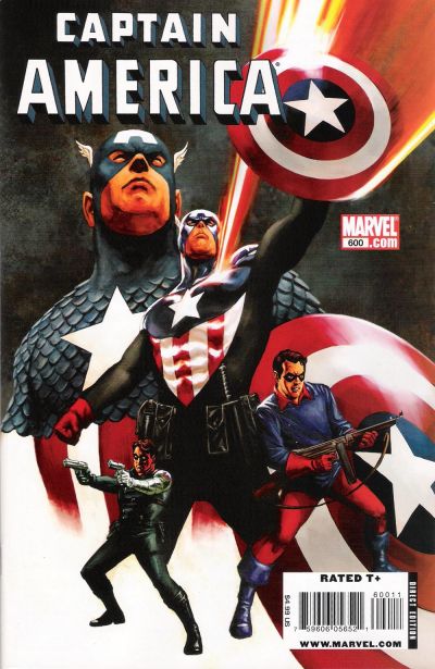 Cover for Captain America (Marvel, 2005 series) #600 [Direct Edition]