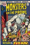 Cover for Monsters on the Prowl (Marvel, 1971 series) #14