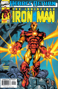 Cover for Iron Man (Marvel, 1998 series) #2 [Direct Edition]