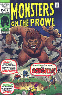 Cover for Monsters on the Prowl (Marvel, 1971 series) #9