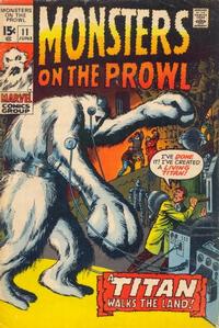 Cover Thumbnail for Monsters on the Prowl (Marvel, 1971 series) #11