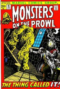 Cover Thumbnail for Monsters on the Prowl (Marvel, 1971 series) #15