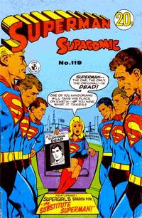 Cover Thumbnail for Superman Supacomic (K. G. Murray, 1959 series) #119