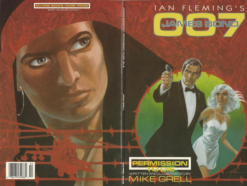 Cover for James Bond: Permission to Die (Eclipse; Acme Press, 1989 series) #2