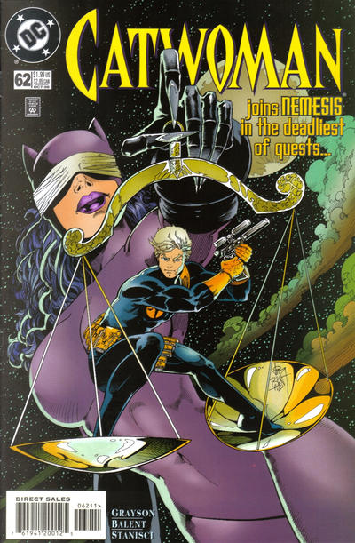 Cover for Catwoman (DC, 1993 series) #62 [Direct Sales]