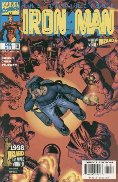 Cover for Iron Man (Marvel, 1998 series) #11 [Direct Edition]