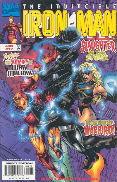 Cover for Iron Man (Marvel, 1998 series) #12 [Direct Edition]