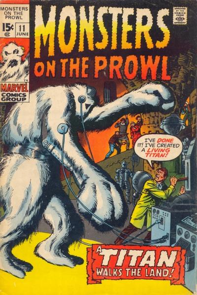 Cover for Monsters on the Prowl (Marvel, 1971 series) #11