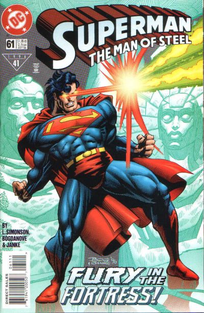 Cover for Superman: The Man of Steel (DC, 1991 series) #61 [Direct Sales]