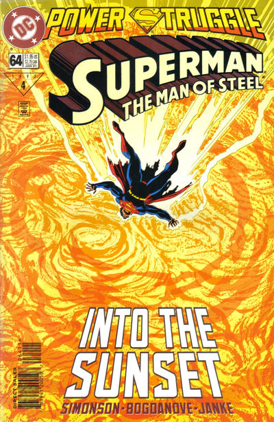 Cover for Superman: The Man of Steel (DC, 1991 series) #64 [Direct Sales]