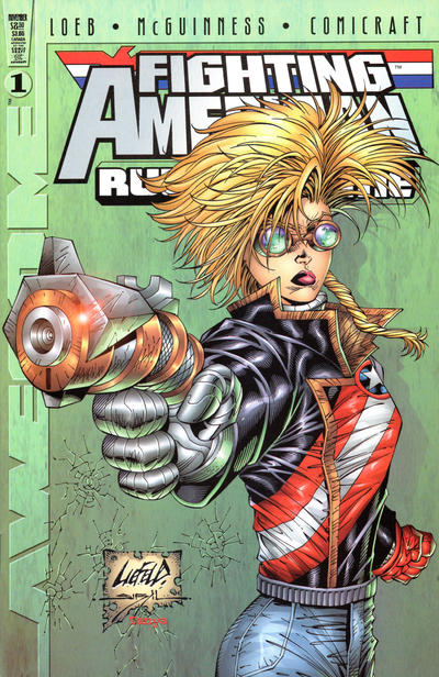 Cover for Fighting American: Rules of the Game (Awesome, 1997 series) #1 [Cover B]