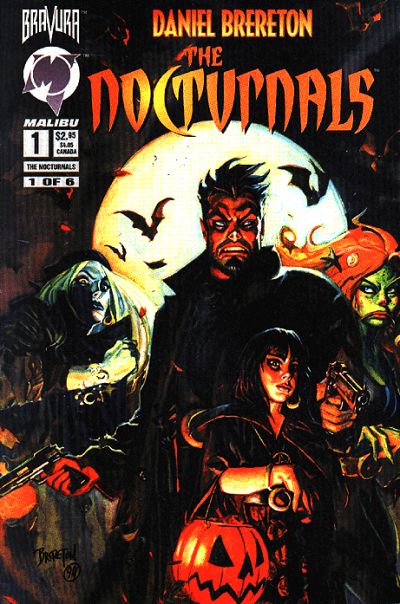 Cover for The Nocturnals (Malibu, 1995 series) #1 [Regular Edition]