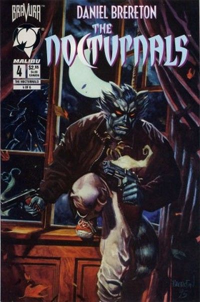 Cover for The Nocturnals (Malibu, 1995 series) #4