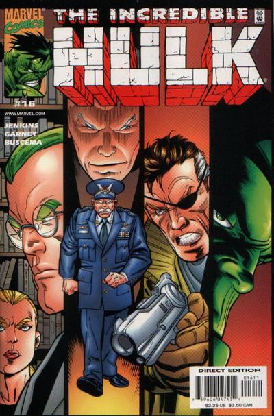 Cover for Incredible Hulk (Marvel, 2000 series) #16 [Direct Edition]