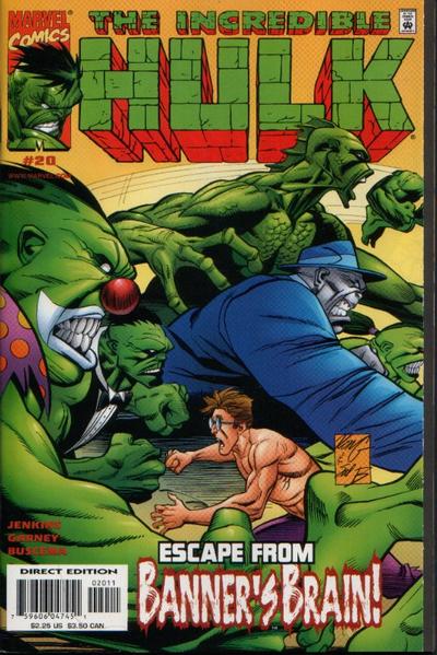 Cover for Incredible Hulk (Marvel, 2000 series) #20 [Direct Edition]