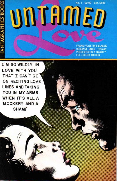 Cover for Frank Frazetta's Untamed Love (Fantagraphics, 1987 series) #1