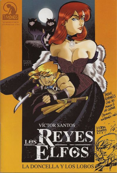Cover for Los Reyes Elfos: La doncella y los lobos (7 Monos, 2001 series) 