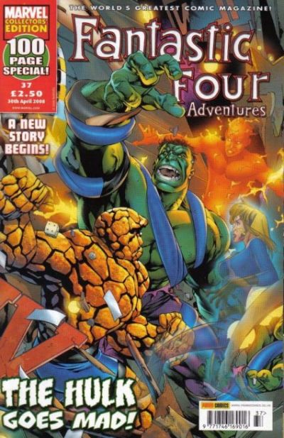 Cover for Fantastic Four Adventures (Panini UK, 2005 series) #37