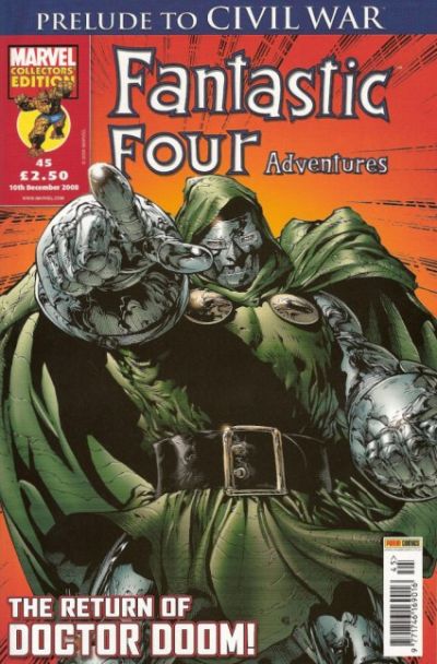 Cover for Fantastic Four Adventures (Panini UK, 2005 series) #45