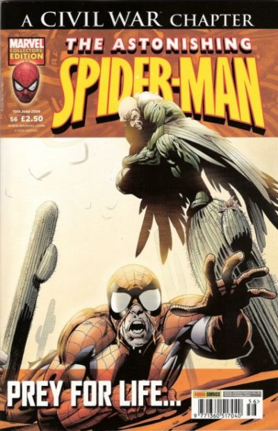 Cover for Astonishing Spider-Man (Panini UK, 2007 series) #56