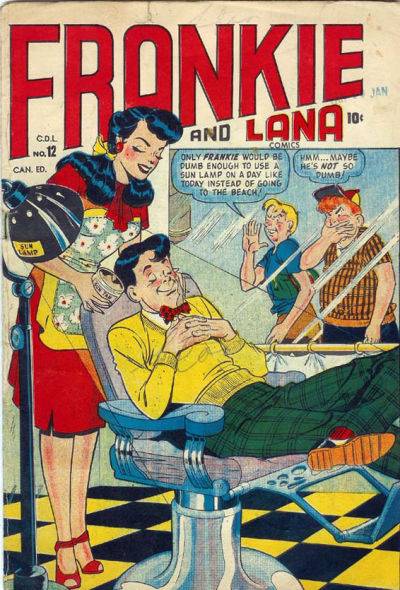 Cover for Frankie and Lana Comics (Bell Features, 1949 series) #12