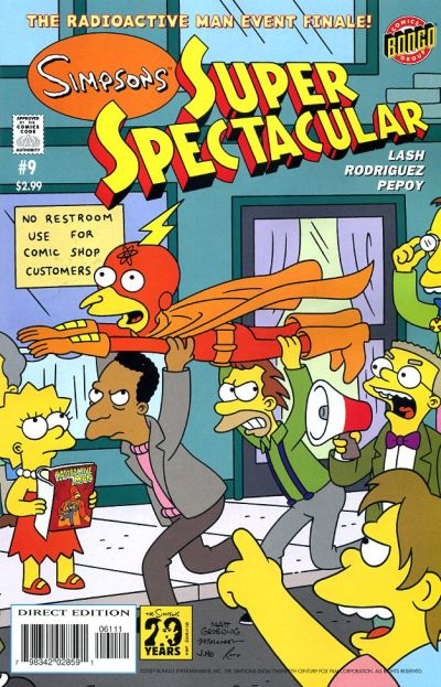 Cover for Bongo Comics Presents Simpsons Super Spectacular (Bongo, 2005 series) #9