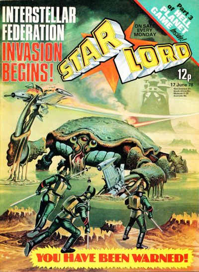 Cover for Starlord (IPC, 1978 series) #June 17th 1978 [6]